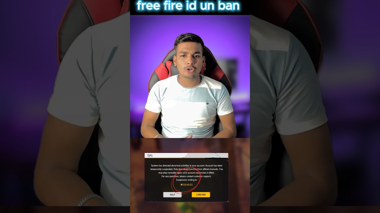 FREE FIRE ID UNBAN KAISE KARE ? | FF ID SUSPENDED PROBLEM SOLUTION | FF RECOVER  ACCOUNTS #shorts