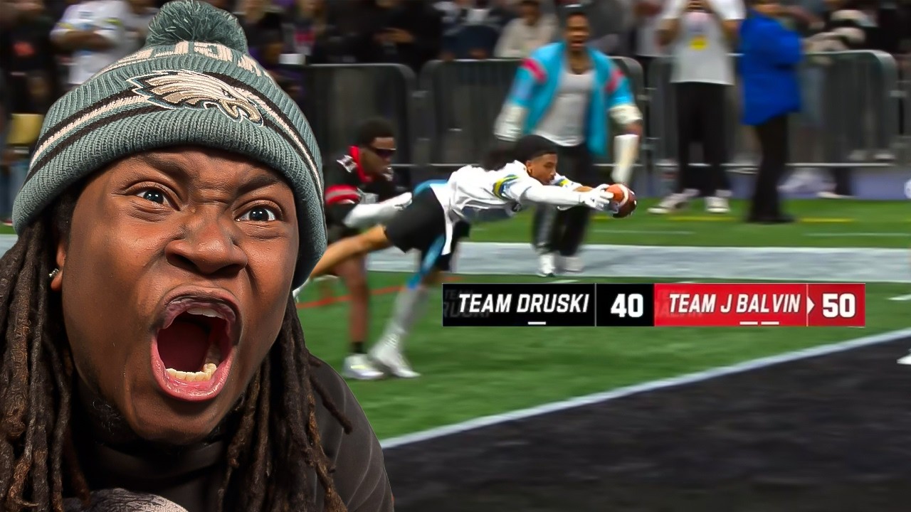 CINCO Team Druski vs Team J Balvin Flag Football Highlights REACTION !