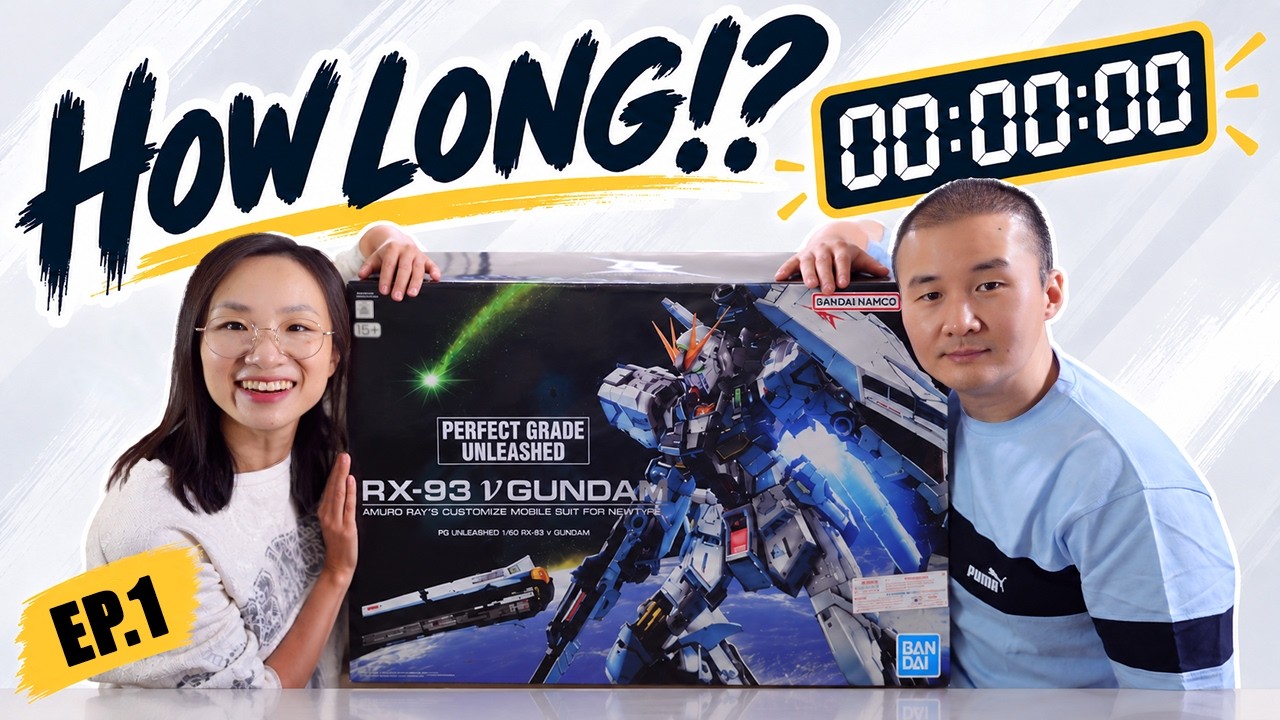 Делайте ставки! Сколько часов уйдёт на покраску PGU Nu Gundam?