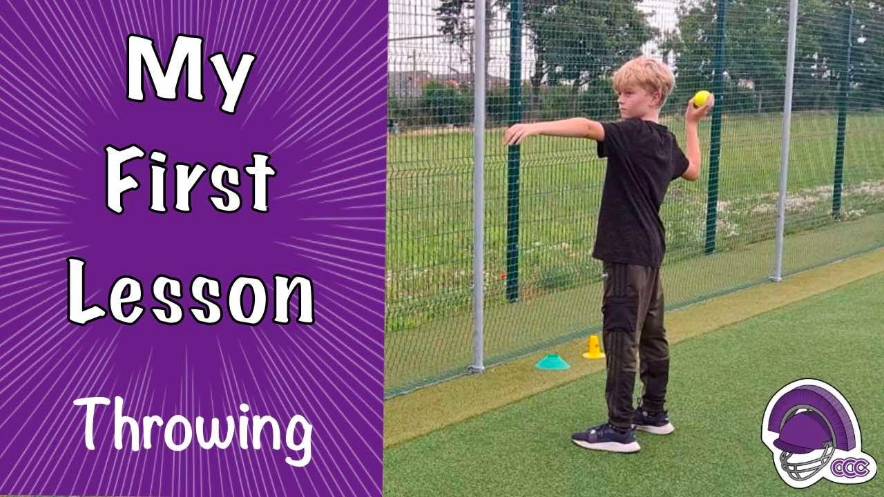 My First Cricket Lesson: Throwing