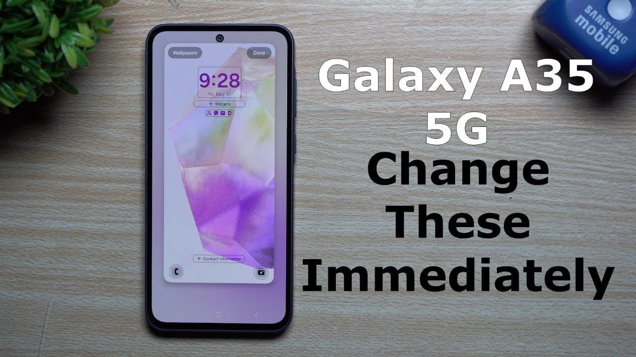 Galaxy A35 5G — настройки, которые нужно изменить немедленно