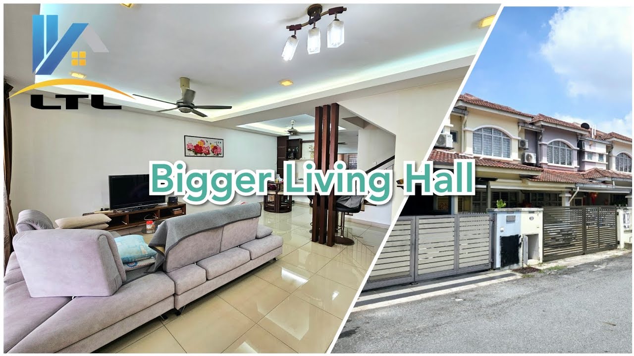 Taman Putra Impiana Puchong 2 Storey House For Sale Land 20x75 Bigger Living Hall Have Extra Parking