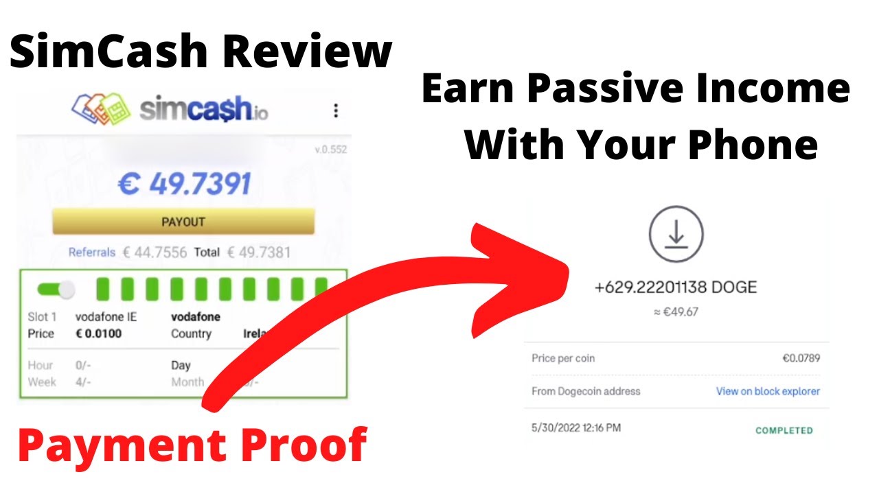 SimCash - Earn Passive Income On Your Phone ($50+ Payment Proof)