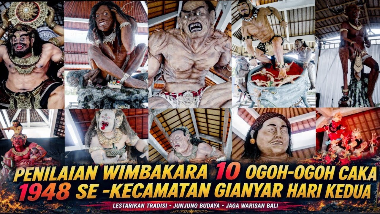 Penilaian Wimbakara  10 Ogoh-ogoh Se-Kecamatan Gianyar Hari Kedua