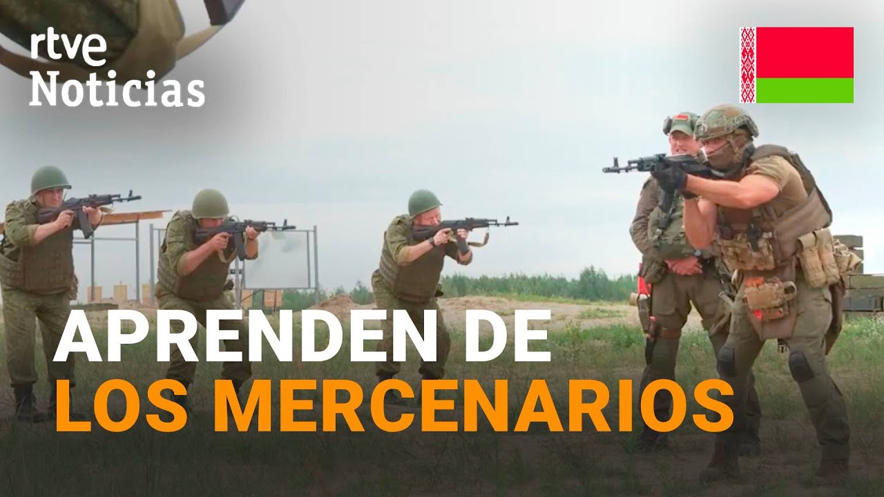 BIELORRUSIA: El GRUPO WAGNER entrena al EJÉRCITO de LUKASHENKO en MOGILEV | RTVE Noticias