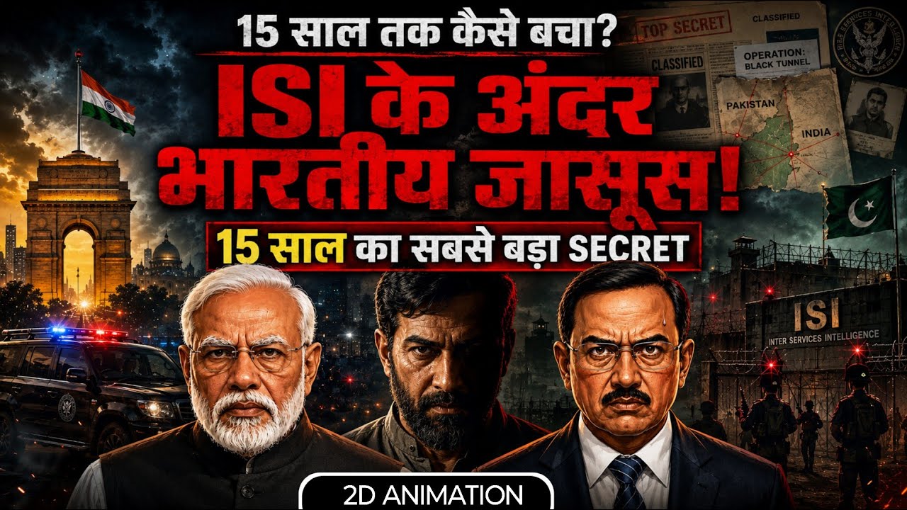 The Indian Spy Who Fooled ISI for 15 Years | 2D ANIMATION | Ajit Doval