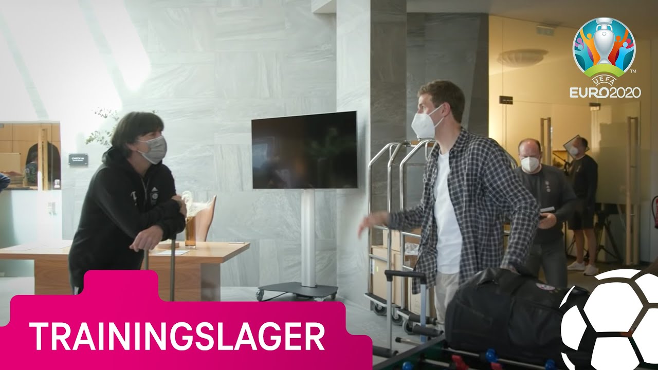 Ankunft der DFB-Auswahl in Seefeld | UEFA EURO 2020 | MAGENTA TV