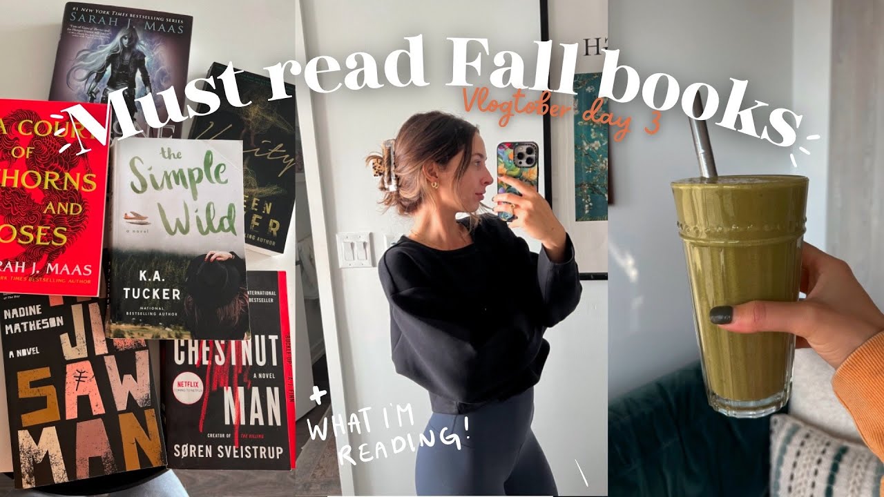 Must Read Books for Fall + productive day 🍂 VLOGTOBER