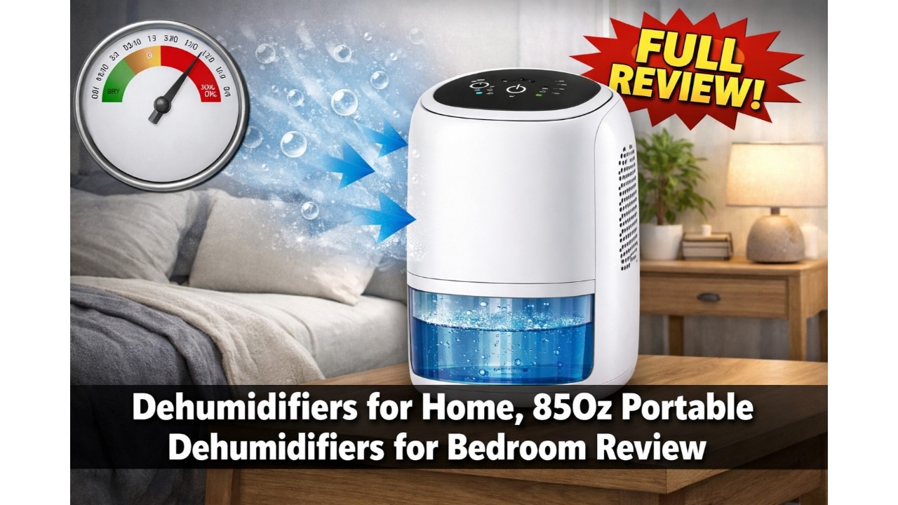 💧 Dehumidifiers for Home, 85Oz Portable Dehumidifiers for Bedroom Review 🌬️