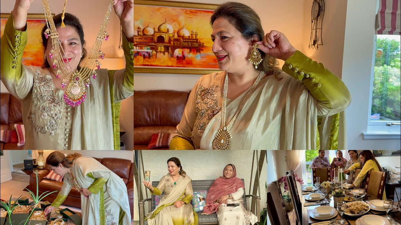 Shadi key teyree kar loo || jewellery teyar hey 😊||shagufta sey mulqat or zubredust dawat 