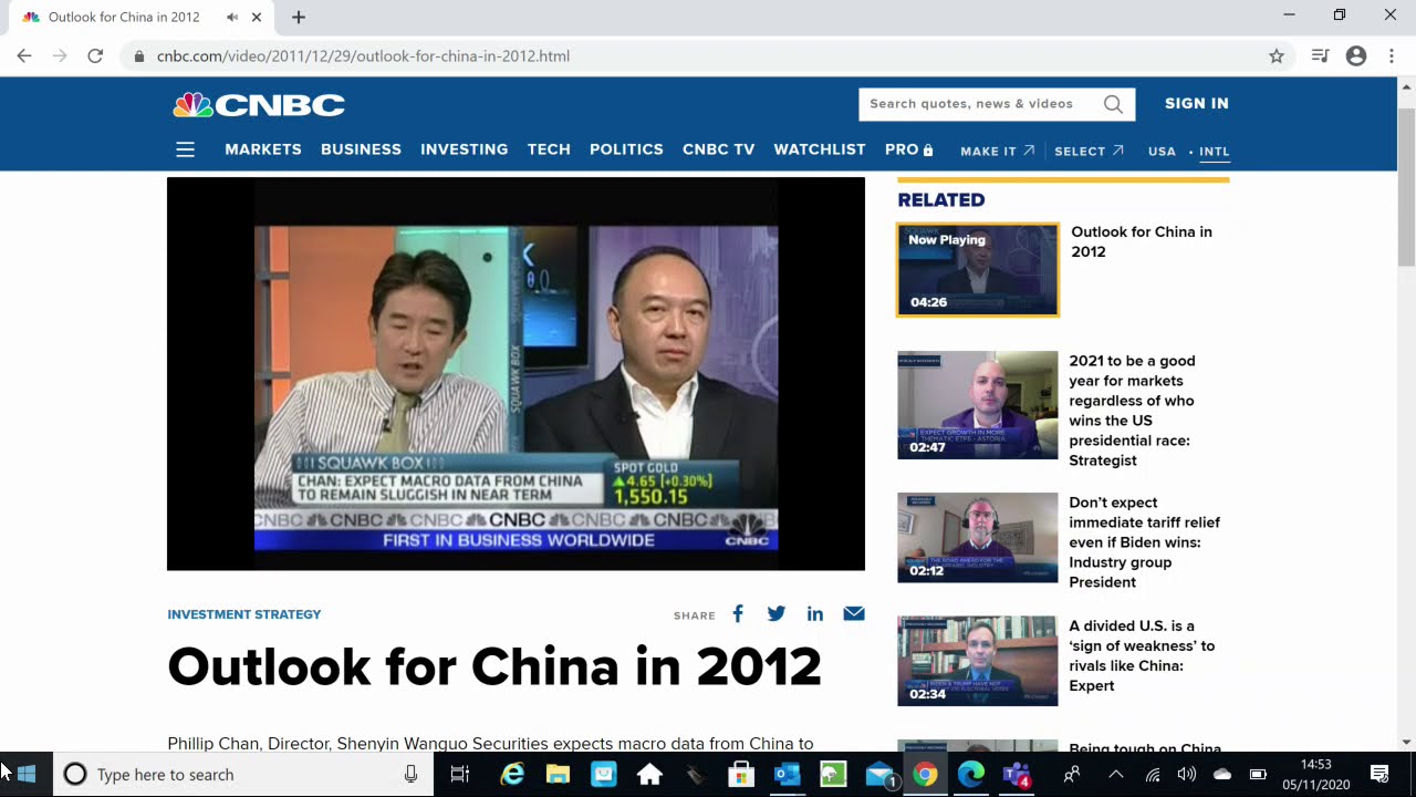 CNBC Philip Chan of Shenwan Hongyuan w Martin Soong/Adam Bachtiar on 2012 Outlk for PRC v2 29Dec2011