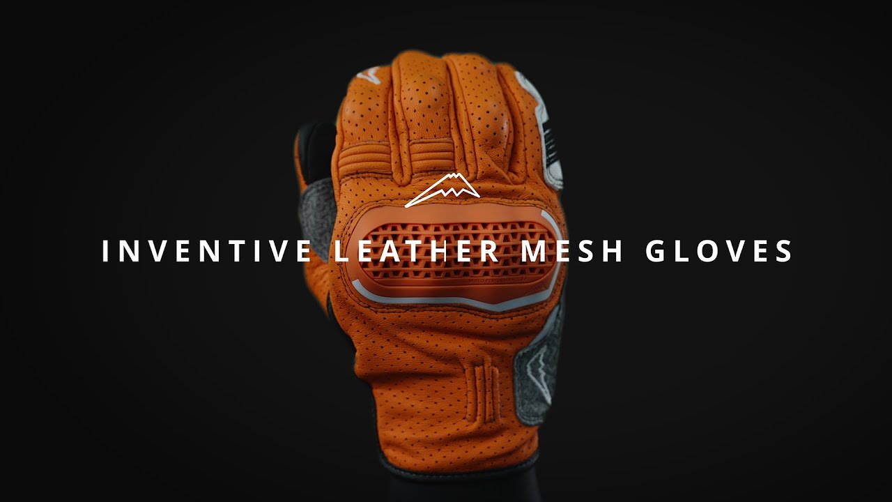 K-5384M インベンティブレザーメッシュグローブ｜INVENTIVE LEATHER MESH GLOVES