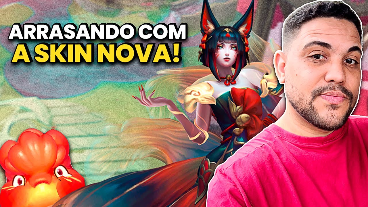 GANHEI E JOGUEI COM A SKIN DO ANO! | AHRI GAMEPLAY | LEAGUE OF LEGENDS | LOL | JUMARGEM