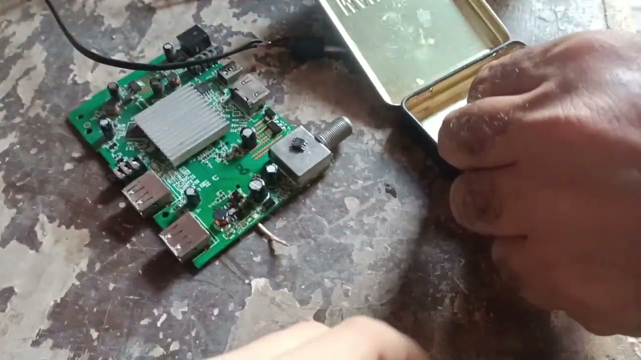 اصلاح عطل بور رسيفر HD