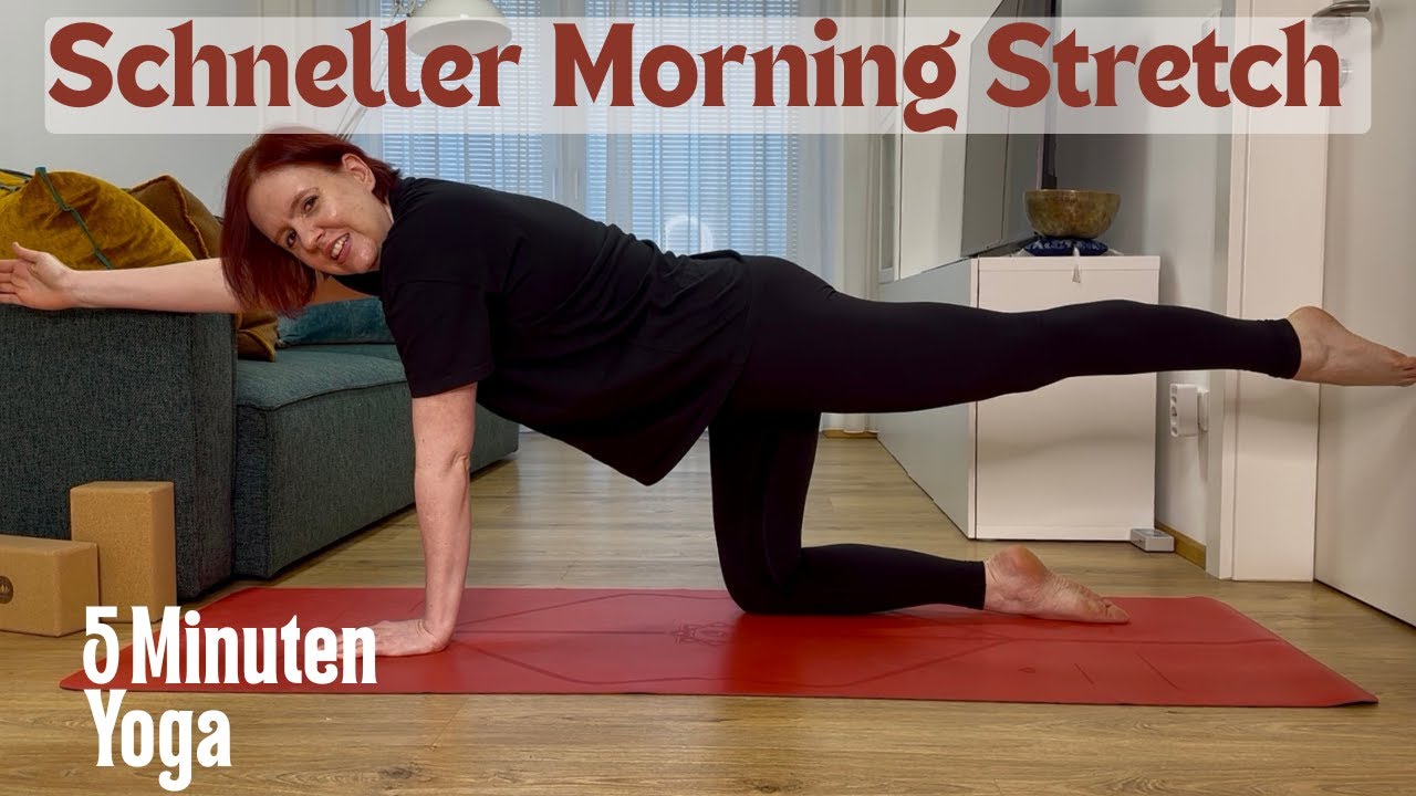 5 Minuten Yoga Morgenroutine I für Anfänger