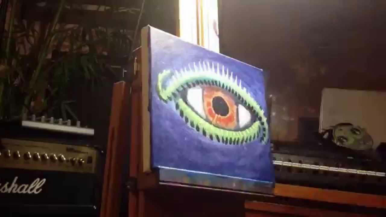 Acrylic Painting Time Lapse - Visionary Art -Psychedelic Art - GratefullyDyed