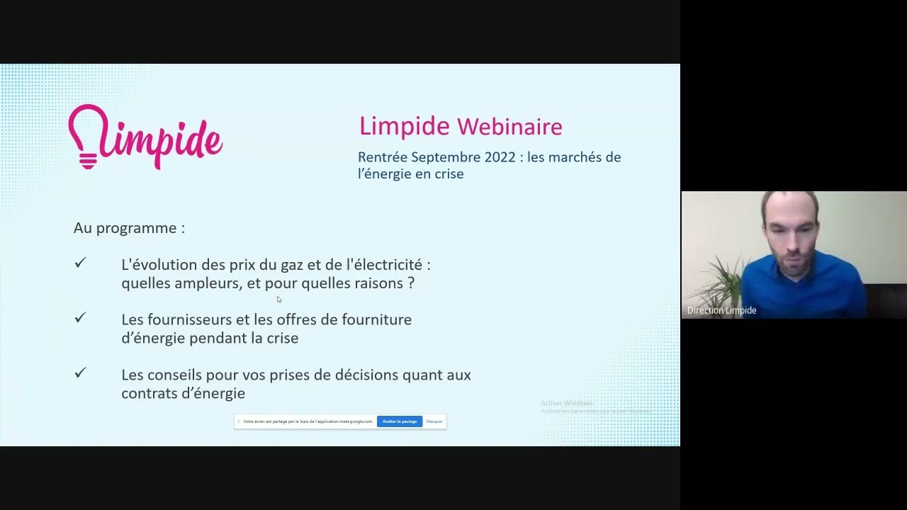 Crise sur les marchés de l'énergie - l'Etat des lieux en Septembre 2022
