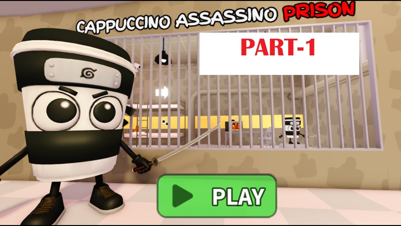 CAPPUCCINO ASSASSINO PRISON! (OBBY) |ROBLOX | UK