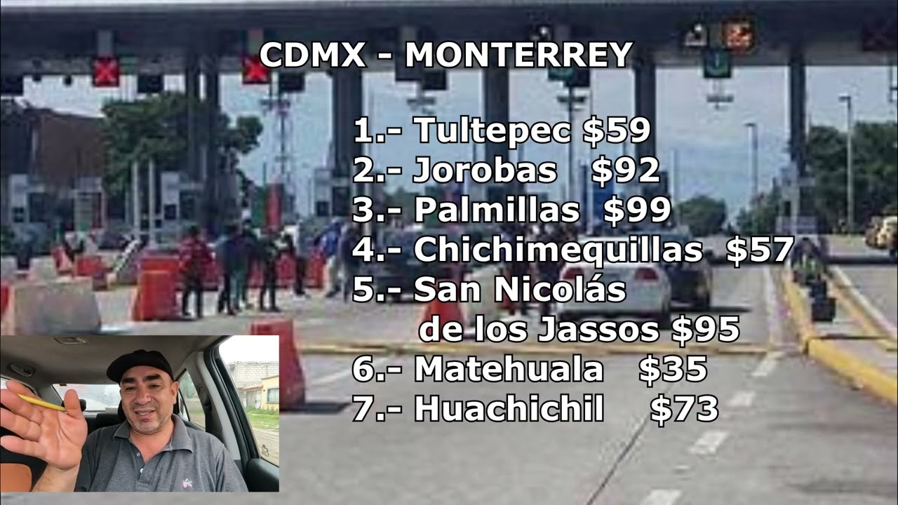 Monterrey Cuanto cuesta Casetas y Gasolina