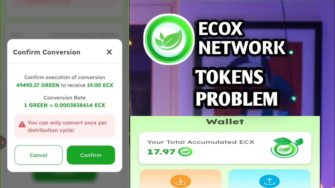 Ecox Token Convert Problem // How to Concert Ecox token // Ecox Network New Update // ECOX NETWORK