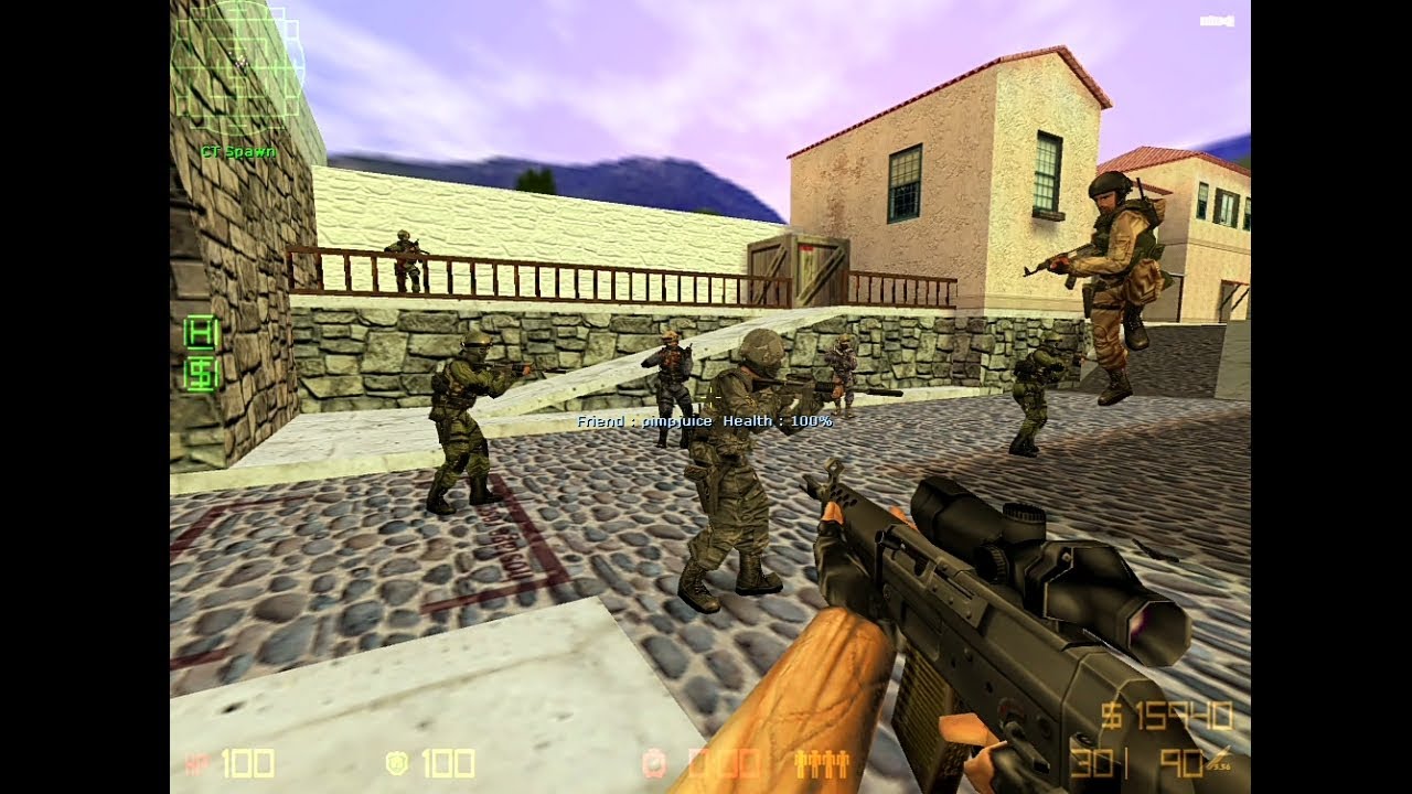 Counter Strike: Condition Zero Gameplay Video 02-06-2023 map cs_italy