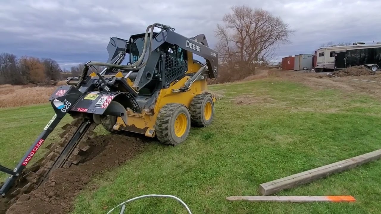 Big Creek  Services Trenching Video
