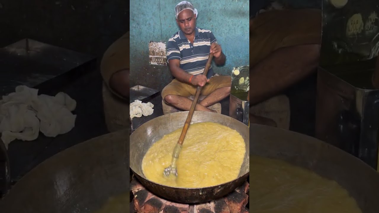 Pakistan's Favorite Halwa Making From Scratch at Extreme Level | Indian Street Food