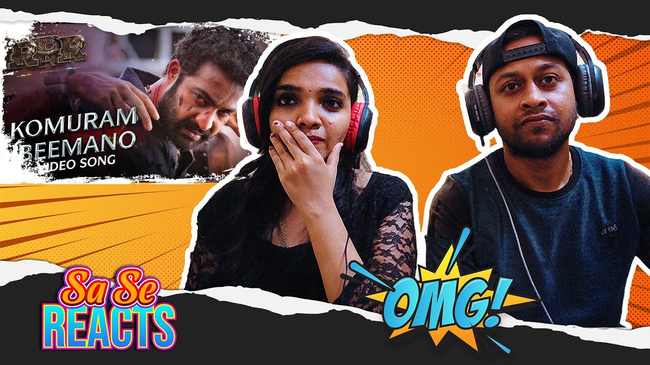 KOMURAM BEEMANO Tamil Video Song REACTION | RRR | NTR, Ram Charan |SS Rajamouli| MUMBAI TAMIL COUPLE