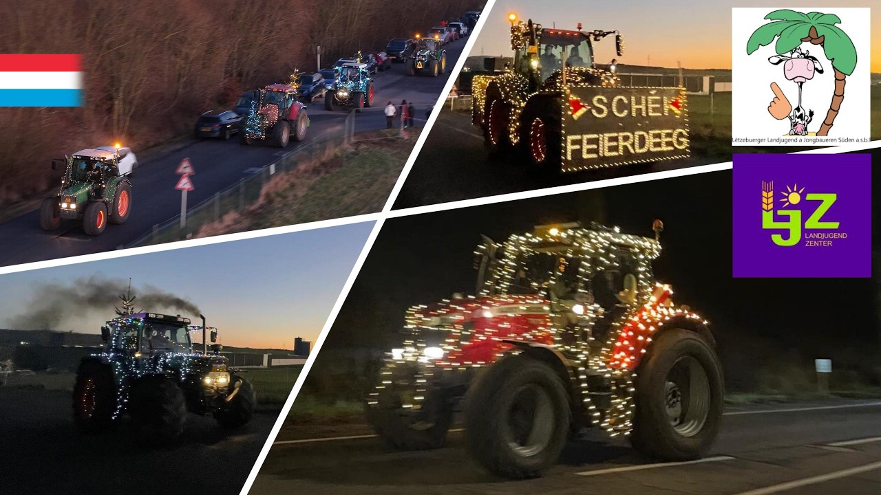 Christmastour & Lichterfahren | Landjugend S&uuml;den & Zenter + Gemeinden | Luxemburg 2024