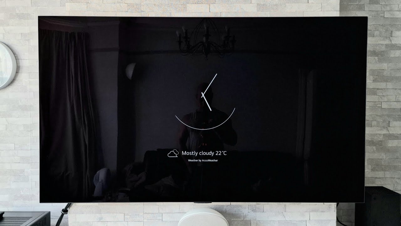 How to get HIDDEN clock screen saver on LG OLEDs