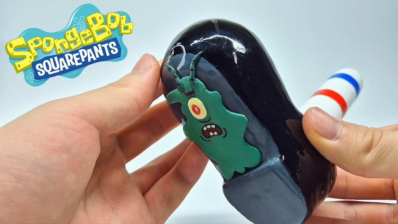 클레이로 밟힌 플랑크톤 만들기