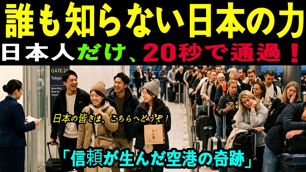 【海外の反応】「なぜ日本人だけ別格なのか」ヒースロー空港で20秒通過した日本人――30年間効率を追い続けた米国人コンサルタントが日本で見た、データに映らない真実