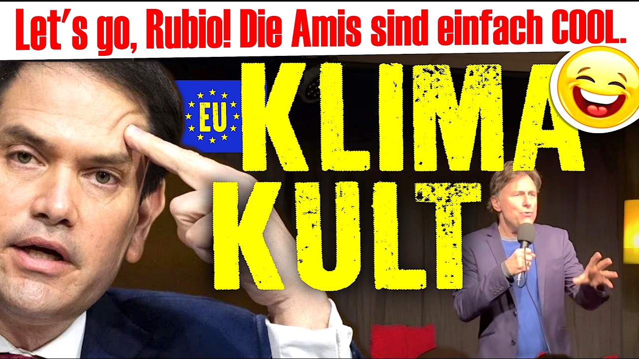 „Die EU ist am Ende!“ Rubio und Vance als Deutschlands letzte Hoffnung, Comedy-Publikum tobt