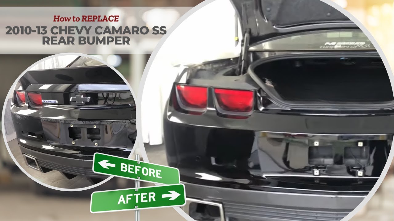 Как заменить задний бампер Chevrolet Camaro SS (модели 2010–2013 гг.) | ReveMoto Painted Car Parts