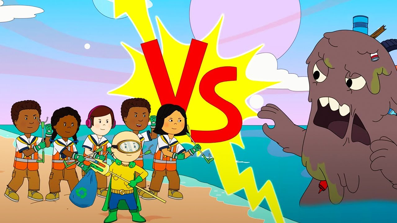 Caillou e Amigos VS Monstro | Caillou em Português - WildBrain