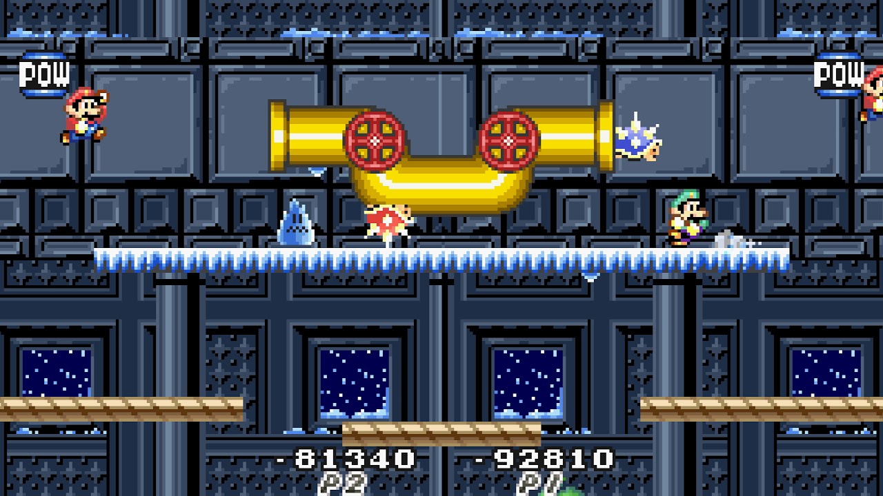 Mario Bros. Classic Game Boy Advance 2 player 60fps