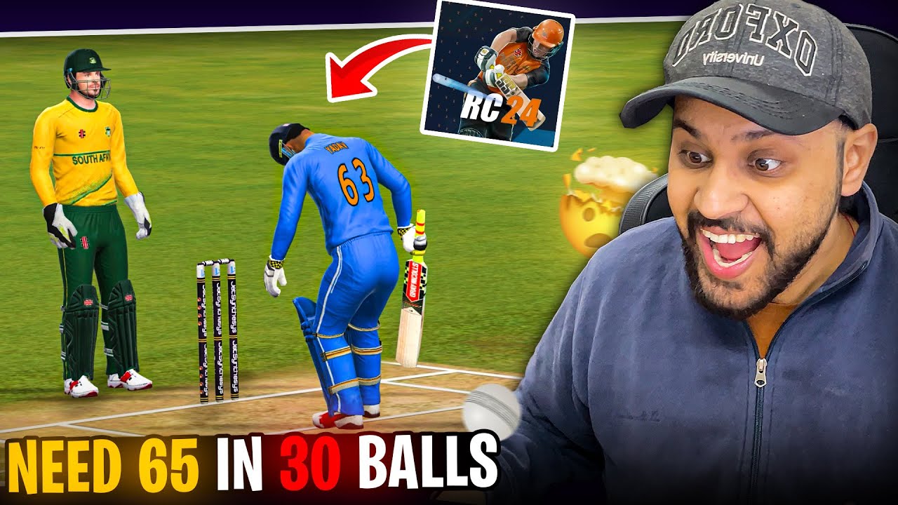 PLAYING REAL CRICKET 24 (RC24) for the FIRST TIME