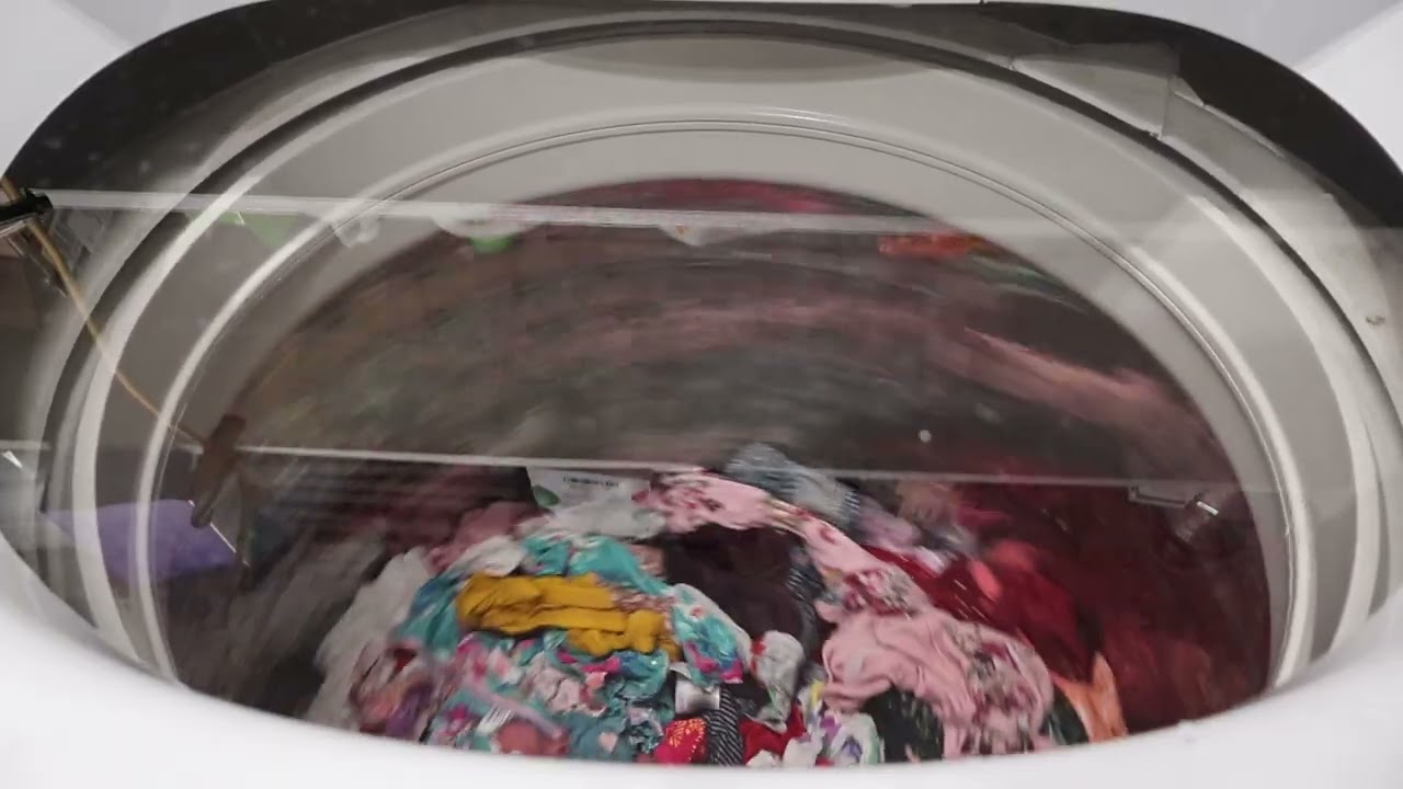 Colorful Clothes Spin Cycle ASMR