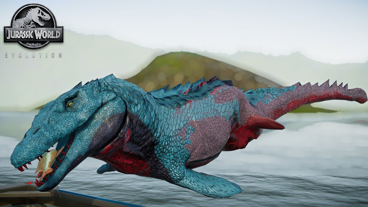 NEW MOD! MOSASAURUS - The MONSTER of SEA | Jurassic world Evolution