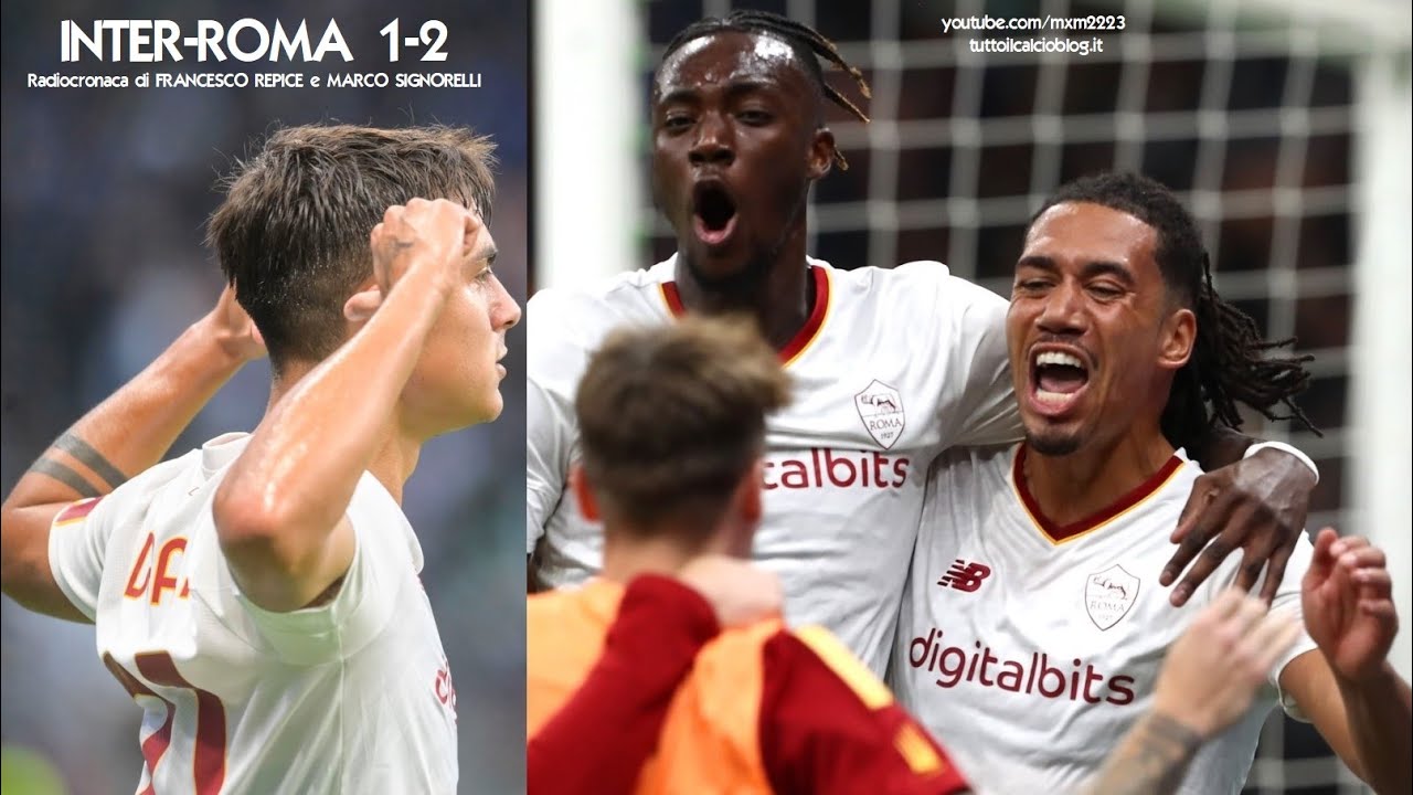INTER-ROMA 1-2 - Radiocronaca di Francesco Repice e Marco Signorelli (1/10/2022) Rai Radio 1