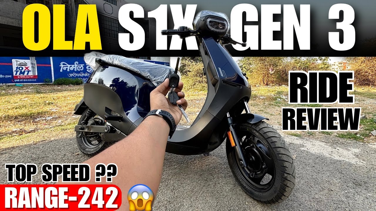 2025 New OLA S1X Gen 3 Ride Review🥳| Range,Top Speed & Braking Test | ola s1x 4kwh review