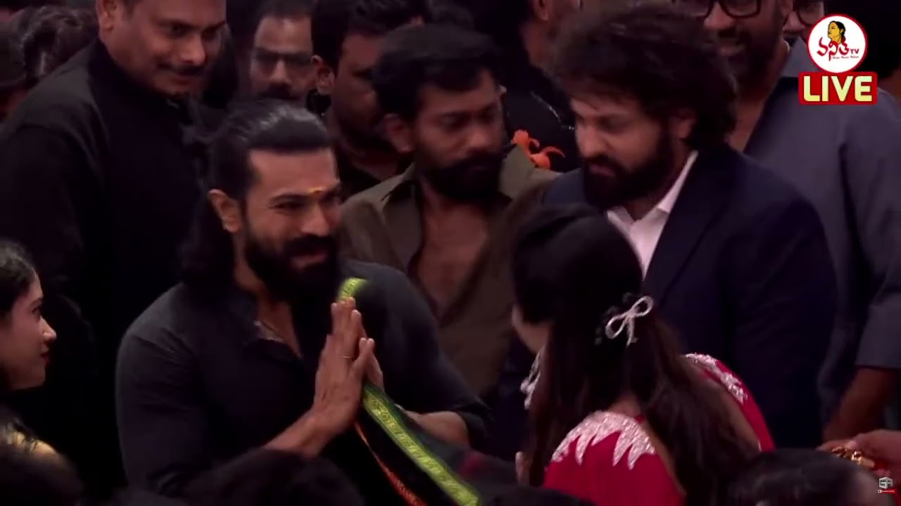Ram Charan at Allu Sirish & Nayanika Pre-Wedding Reception LIVE | Allu Family | Allu Arjun