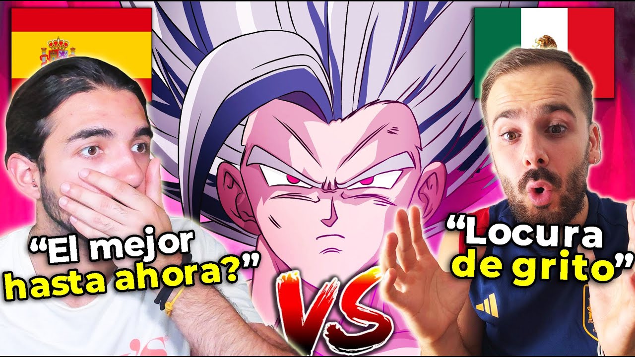🇪🇸 2 ESPAÑOLES REACCIONAN A 6 DOBLAJES UN MOMENTO ÉPICO 🇲🇽 DE GOHAN SSJ BESTIA - NoMeDuchoGT