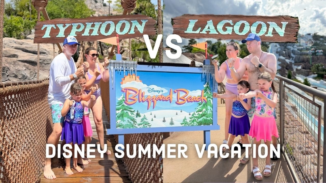 ДИСНЕЕВСКОЕ ЛЕТО, день 1: Лучший аквапарк Disney?! Typhoon Lagoon ПРОТИВ Blizzard Beach