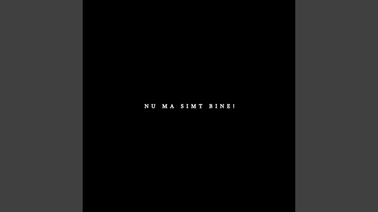 Nu ma simt bine (feat. Gabriela L)
