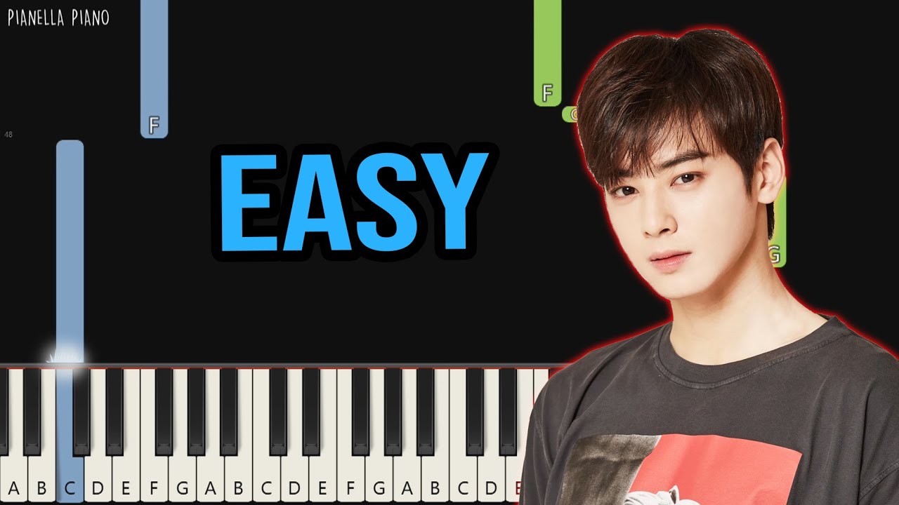Cha Eun Woo - Love So Fine | Piano Tutorial (EASY) by Pianella Piano