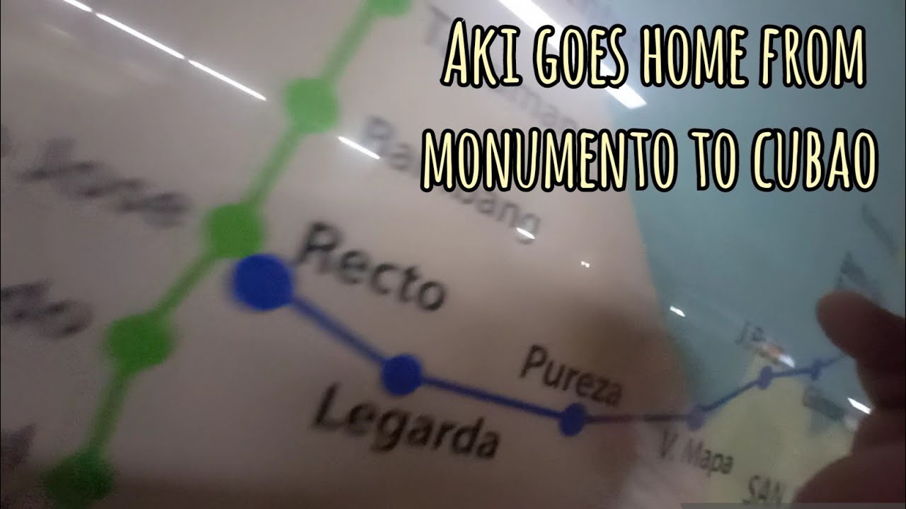 Going home from Monumento to Cubao | LRT-1 to LRT-2