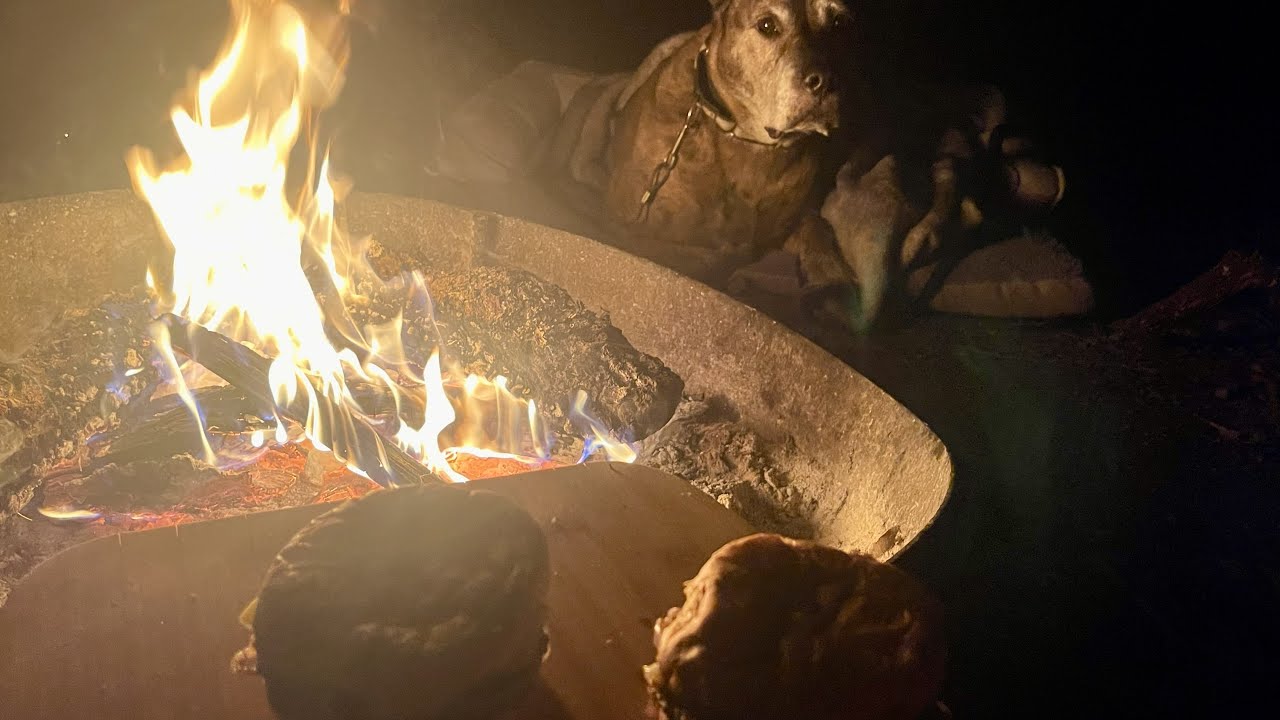 Oklahoma onion burgers and camping with friends.