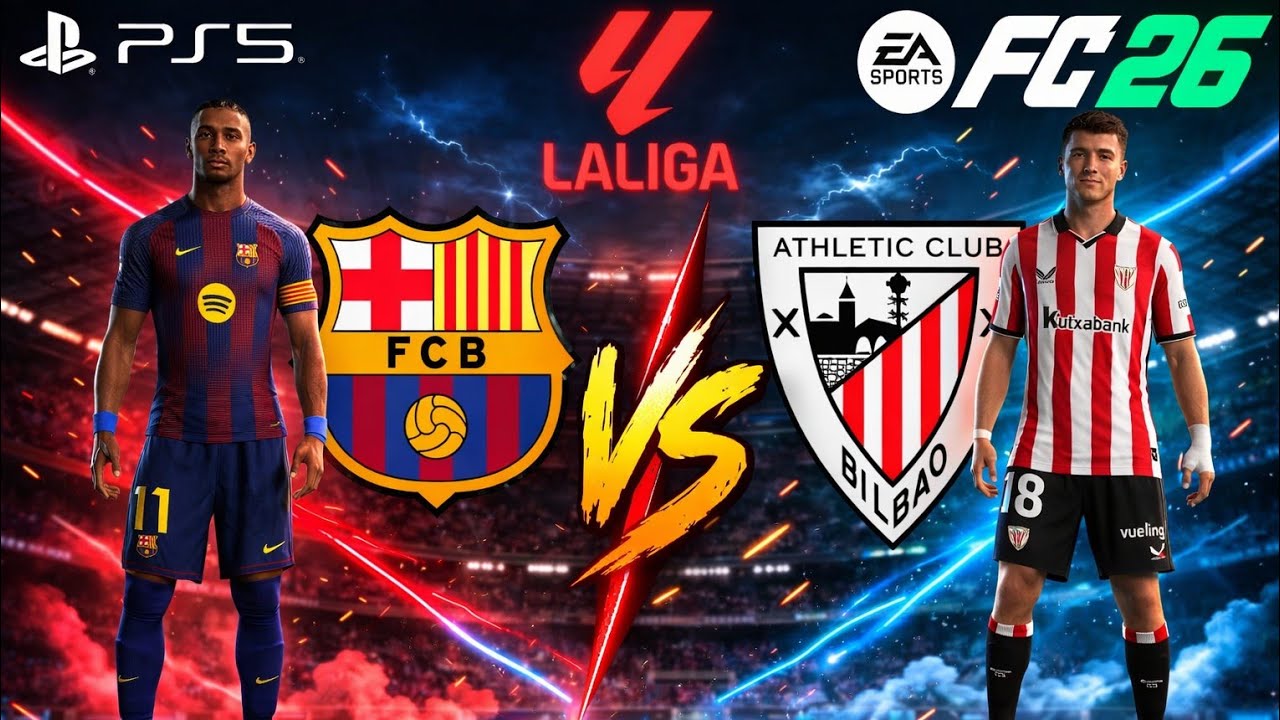 FC 26 - Athletic Club  Vs Barcelona .LALIGA League 2025/26 |Full Match | PS 5 Pro [4K60]