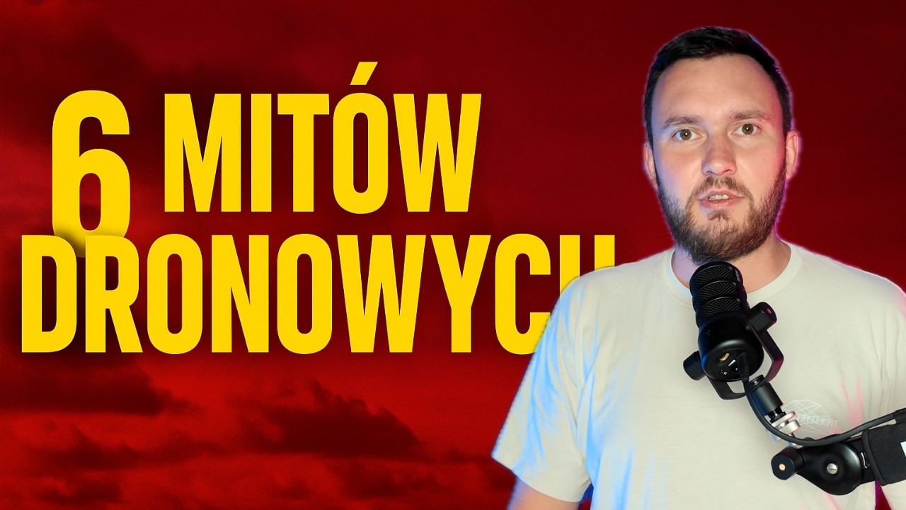 6 najczęstszych mitów o dronach, w które wciąż wierzą ludzie